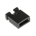 HARWIN Shorting Link Straight Female Black Open Top 2 Way 1 Row 2.54 mm Pitch 251-8682