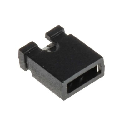 HARWIN Shorting Link Straight Female Black Open Top 2 Way 1 Row 2.54 mm Pitch 251-8682