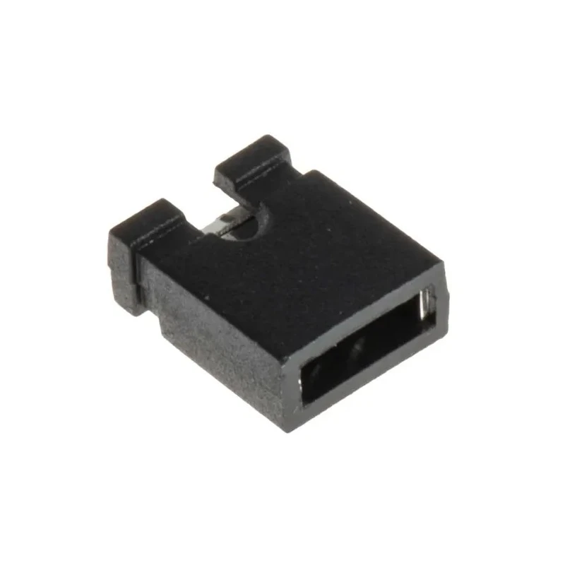 HARWIN Shorting Link Straight Female Black Open Top 2 Way 1 Row 2.54 mm Pitch 251-8682