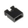 HARWIN Shorting Link Straight Female Black Open Top 2 Way 1 Row 2.54 mm Pitch 251-8682