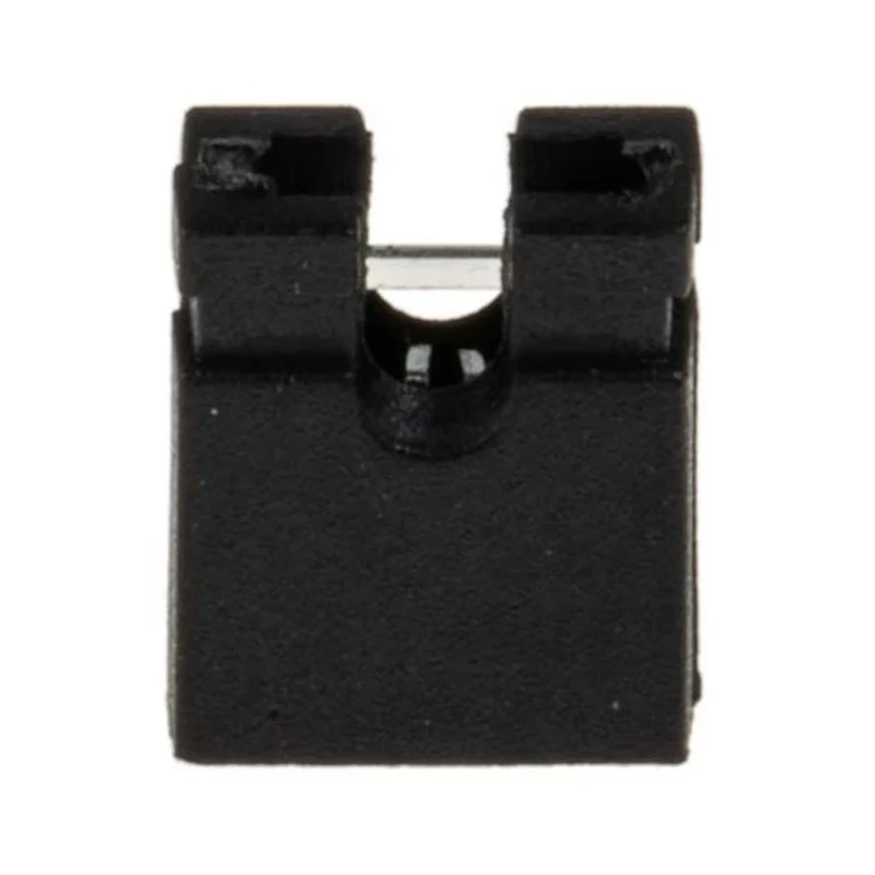 HARWIN Shorting Link Straight Female Black Open Top 2 Way 1 Row 2.54 mm Pitch 251-8682