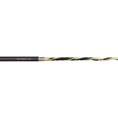 Igus Ultra-Flexible 4 Core Power Cable 2.5mm² 1000V Thermoplastic Elastomer Jacket Black 20 m CF31