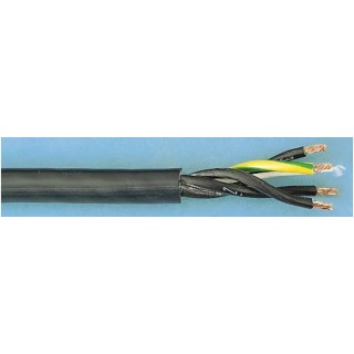 Igus CF30 Ultra-Flexible 4 Core Power Cable 4mm² 1kV Black Thermoplastic Elastomer 20m CF30