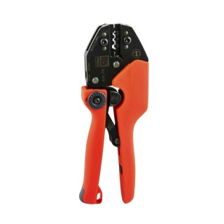 RS PRO Hand Crimp Tool for Tubular Cable Lugs, 204mm Length, Wire Size 0.75-2.5 mm², Model 252-7658