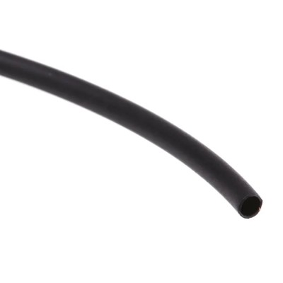 TE Connectivity Heat Shrink Tubing Black Polyolefin 1.8 mm Sleeve Diameter x 10 m Length 2:1 Shrink Ratio VFRS-1/16-0