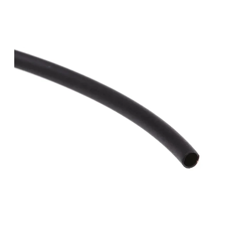 TE Connectivity Heat Shrink Tubing Black Polyolefin 1.8 mm Sleeve Diameter x 10 m Length 2:1 Shrink Ratio VFRS-1/16-0