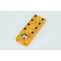 Lumberg Automation ASB Series Sensor Box, 4 Port, IP67 Rated, Plastic Housing, 10V-30V dc, Operating 11133 ASBSV 4 5