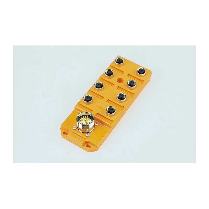 Lumberg Automation ASB Series Sensor Box, 4 Port, IP67 Rated, Plastic Housing, 10V-30V dc, Operating 11133 ASBSV 4 5