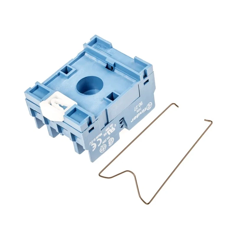 Finder 11 Way 250V AC DIN Rail Relay Socket with Screw Terminal, 10A Current for Use with 60.13 Series 90 90.27SMA