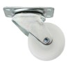 Guitel Hervieu Swivel Castor 50 kg Capacity 50 mm Polyolefin Wheel 1080105