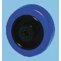 Guitel Hervieu Blue Rubber Trolley Wheel 200 kg Load Capacity 100mm Diameter 32mm Width 571-411-100R12PF