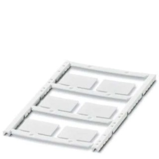 Phoenix Contact Panel Marker, 17.5 mm Length, 27 mm Height, 27 mm Width, Polycarbonate, White 1073987