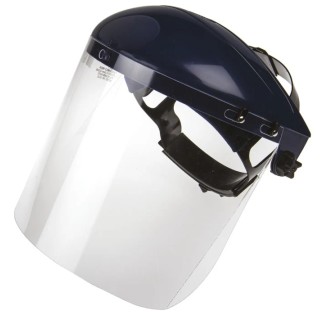 Bolle Clear Polycarbonate Face Shield with Adjustable Brow Guard, Impact Resistant, B-LINE Series BL20PI
