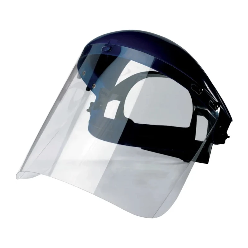 Bolle Clear Polycarbonate Face Shield with Adjustable Brow Guard, Impact Resistant, B-LINE Series BL20PI