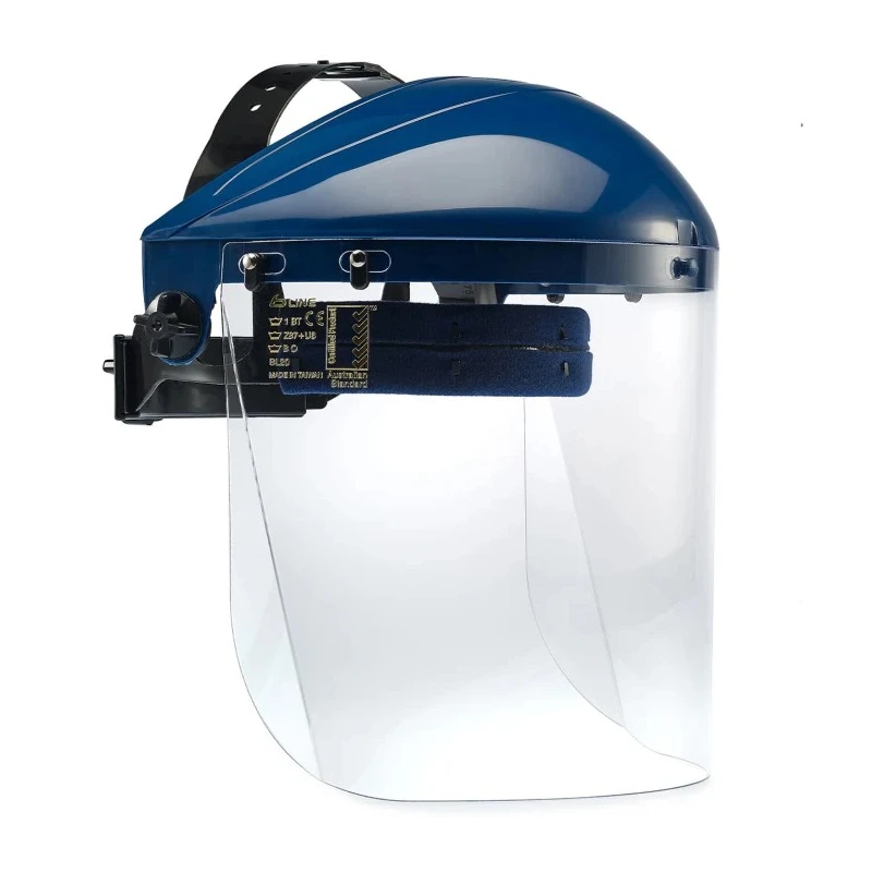 Bolle Clear Polycarbonate Face Shield with Adjustable Brow Guard, Impact Resistant, B-LINE Series BL20PI