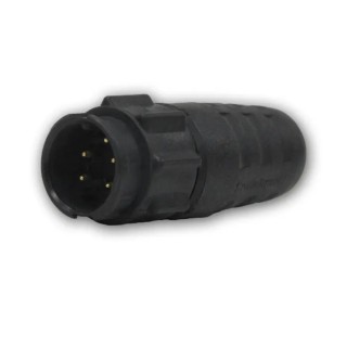 Switchcraft Circular Connector Cable Plug Male 5 Contacts Standard Size 250V 7.5A IP68 IP69K EN3L5MX