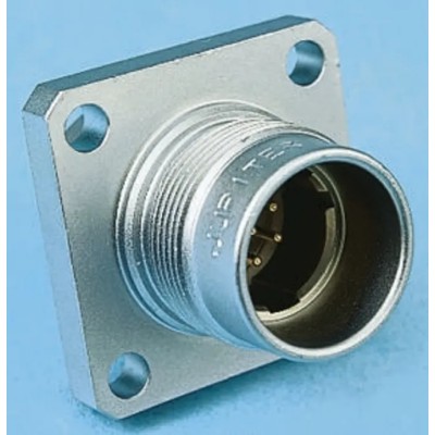 Souriau Sunbank by Eaton Circular Connector, Panel Mount, 7 Contacts, Male Plug, IP68, 600V, 14A, TP REC M 10TP N 07-20
