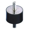 Paulstra Hutchinson Cylindrically Shaped M6 Anti-Vibration Mount Male to Male Bobbin, 35 daN Compression Load 521249