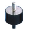 Paulstra Hutchinson Cylindrically Shaped M8 Anti-Vibration Mount Male to Male Bobbin with 50 daN Compression 25.5 mm 521343