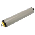 Interroll Plastic Round Conveyor Roller Spring Loaded 40 mm Diameter x 200 mm Length Zinc Plated Steel 11A3S40J14 - 200