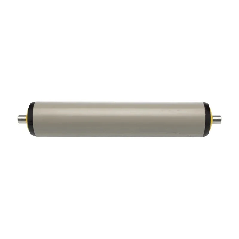 Interroll Plastic Round Conveyor Roller Spring Loaded 40 mm Diameter x 200 mm Length Zinc Plated Steel 11A3S40J14 - 200