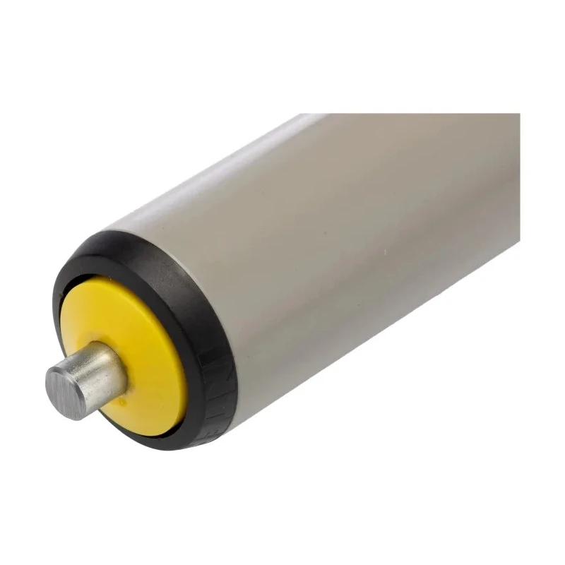 Interroll Plastic Round Conveyor Roller Spring Loaded 40 mm Diameter x 200 mm Length Zinc Plated Steel 11A3S40J14 - 200