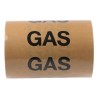 RS PRO Beige Polypropylene Vinyl Pipe Marking Tape with Pre-printed Text Gas, Width 150mm Length 33m 711-615