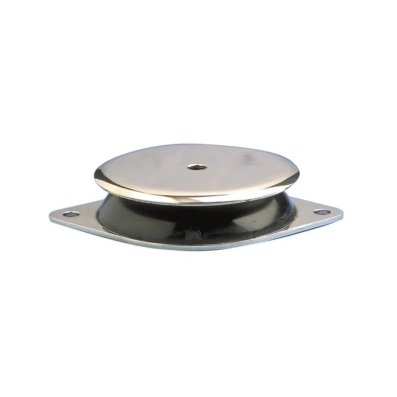 Paulstra Hutchinson Round M6 Female Buffer Foot Anti-Vibration Mount, 1250 daN Compression Load, 19 mm OD, 20 mm 53364160