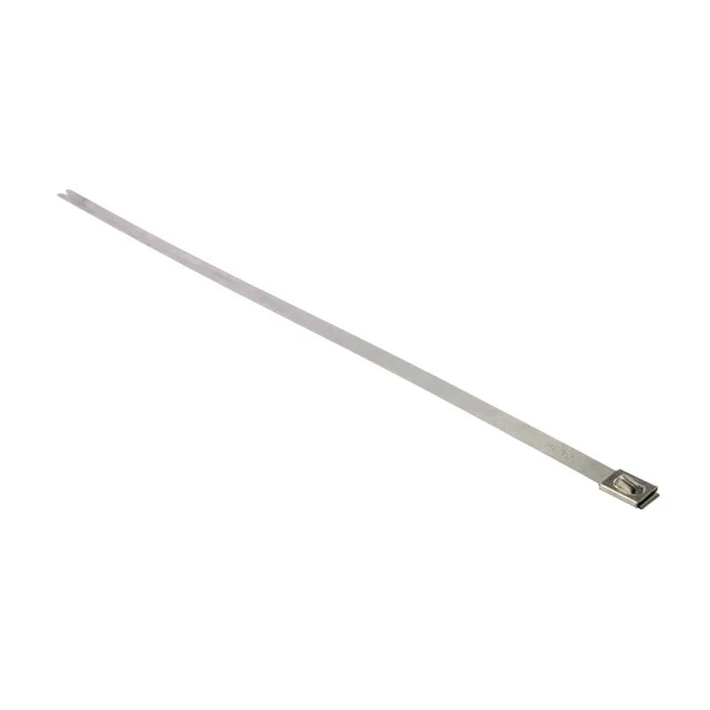 HellermannTyton Cable Tie Roller Ball 362 mm x 7.9 mm Metallic 316 Stainless Steel 111-94149 MBT14H-SS316-ML