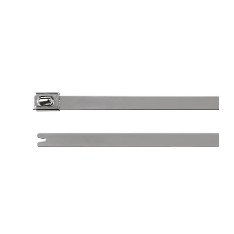 HellermannTyton Cable Tie Roller Ball 362 mm x 7.9 mm Metallic 316 Stainless Steel 111-94149 MBT14H-SS316-ML