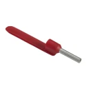Schneider Electric Linergy DZ5 Insulated Crimp Bootlace Ferrule Red, 8 mm Pin Length, 1.7 mm Pin Diameter DZ5CA010