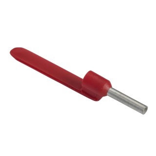 Schneider Electric Linergy DZ5 Insulated Crimp Bootlace Ferrule Red, 8 mm Pin Length, 1.7 mm Pin Diameter DZ5CA010