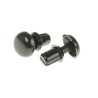 Essentra Nylon Snap Rivet 2.6 mm Diameter, 4.5 mm Length, Plain Finish, Nylon Body 255-9920