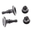 Essentra Plastic Snap Rivet Nylon Body Snap Latch Rivet 8.2 mm Diameter 256-0138
