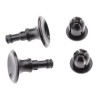 Essentra Plastic Snap Rivet Nylon Body Snap Latch Rivet 8.2 mm Diameter 256-0138