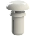 Essentra Nylon Snap Rivet, 3 mm Diameter, 5.1 mm Length, Plain Finish 256-0043