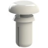 Essentra Nylon Snap Rivet, 3 mm Diameter, 5.1 mm Length, Plain Finish 256-0043