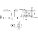 TE Connectivity PCB Signal Relay 12V dc Coil 2A DPDT V23079A1003B301
