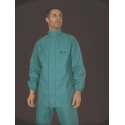 Skytec Chemical Resistant Jacket, Green, Size L, Hooded, EN420 EN511 EN374 EN388 EN407 Certified CCCSJ/005300/GN3