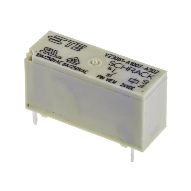 TE Connectivity Power PCB Relay, 24V DC Coil, 8A Switching Current, SPST, MSR Series V23061A1007A302