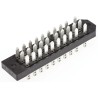 TE Connectivity 30 Way, 3 Row Male, Straight Rectangular Connector, Type Solder, 450V RP622