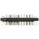 TE Connectivity 30 Way, 3 Row Male, Straight Rectangular Connector, Type Solder, 450V RP622