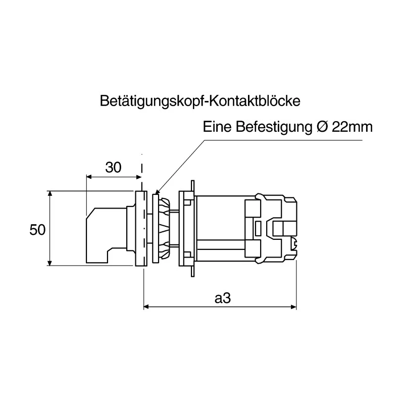 Schneider Electric Harmony 3-Phase 2 Position 90 ° Handle Actuator 12 A K1C003HCH