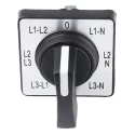 Schneider Electric Cam Switch 7 Position 45° Black Handle Actuator 12A K1F027MCH