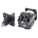 Schneider Electric Cam Switch 7 Position 45° Black Handle Actuator 12A K1F027MCH