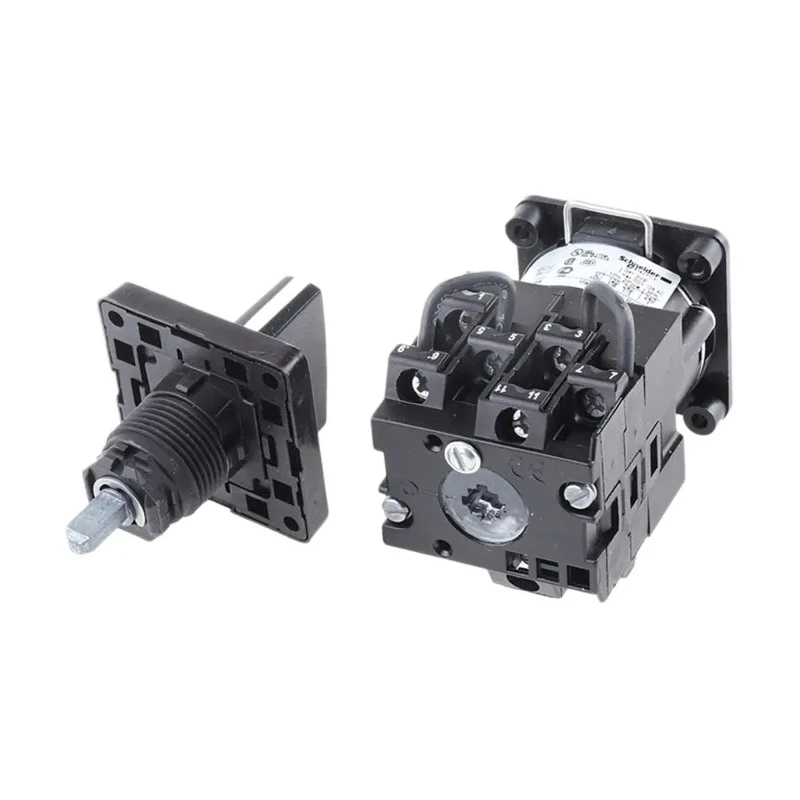 Schneider Electric Cam Switch 7 Position 45° Black Handle Actuator 12A K1F027MCH