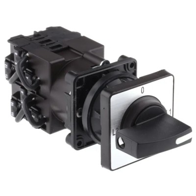 Schneider Electric Harmony 4 Position 90 °, Black Handle 12A Cam Switch K1F003MCH