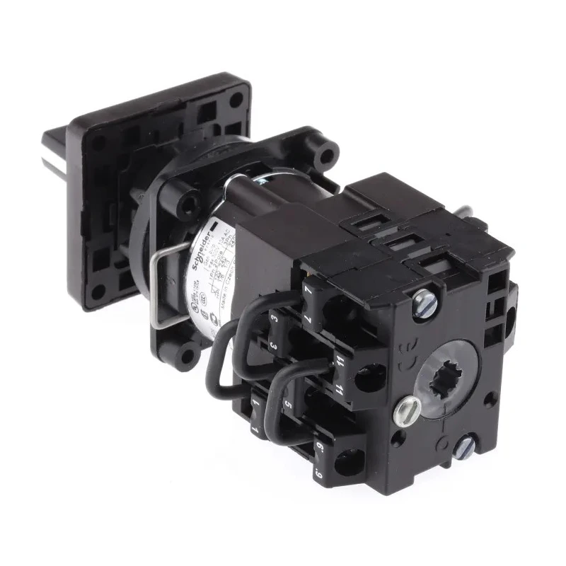 Schneider Electric Harmony 4 Position 90 °, Black Handle 12A Cam Switch K1F003MCH