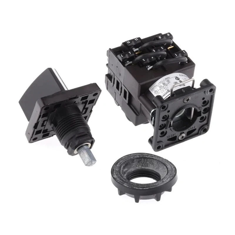 Schneider Electric Harmony 4 Position 90 °, Black Handle 12A Cam Switch K1F003MCH