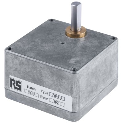 McLennan Servo Supplies Spur Gearbox, 250:1 Gear Ratio, 6 Nm Maximum Torque MRIG27 (250:1)